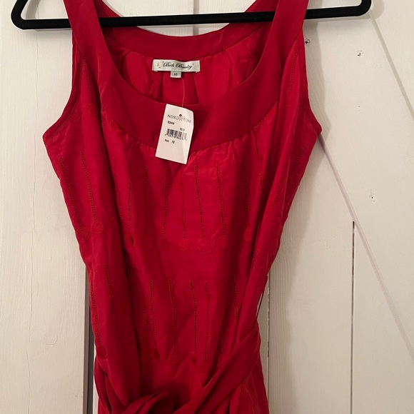 Gorgeous red dress with tie. New with tags. From Nordstroms. - Picture 6 of 11
